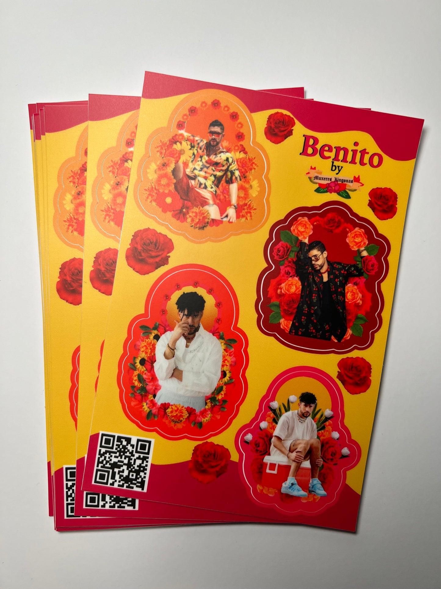 Bad Bunny/ Benito by Muxeres Xingonas Sticker Sheet